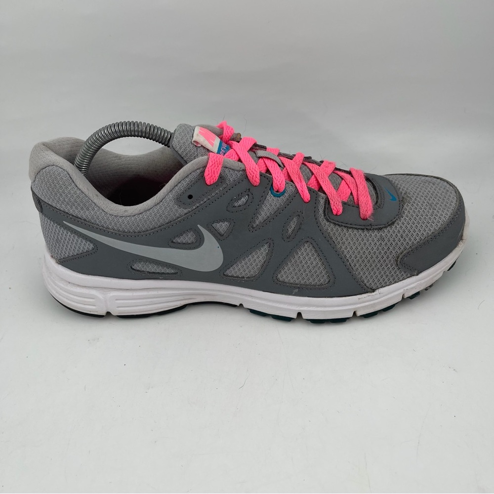 Nike Women’s Revolution 2 - SZ 11 - Gray Pink Lace-Up Running Shoes